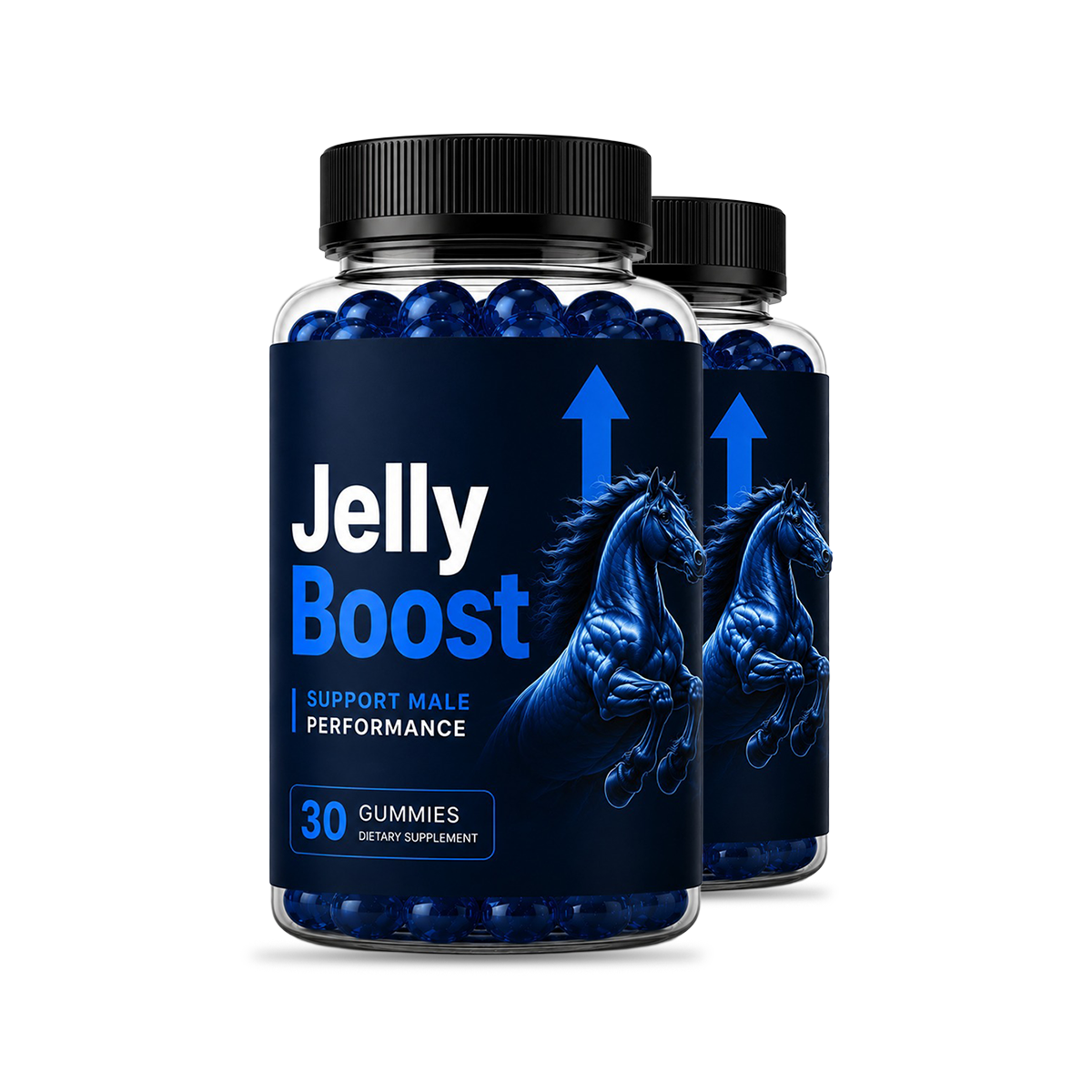 JellyBoost male performance gummies, two-bottle bundle